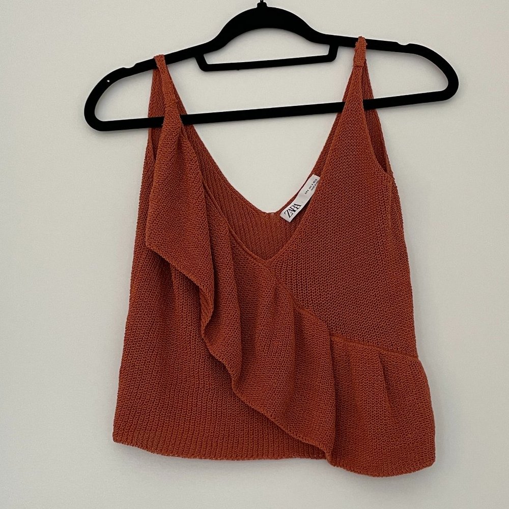 Zara Orange Tank Top